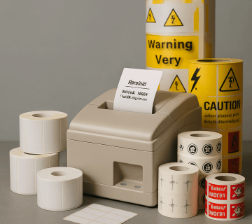 نقش کاغذ چسب دار در لیبل‌گذاری دقیق