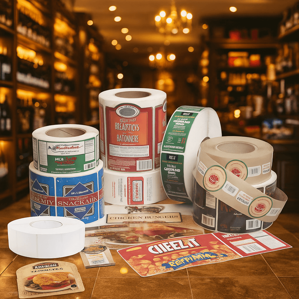 لیبل صدفی: زیبایی و مقاومت برای بستهبندی محصولات لوکس