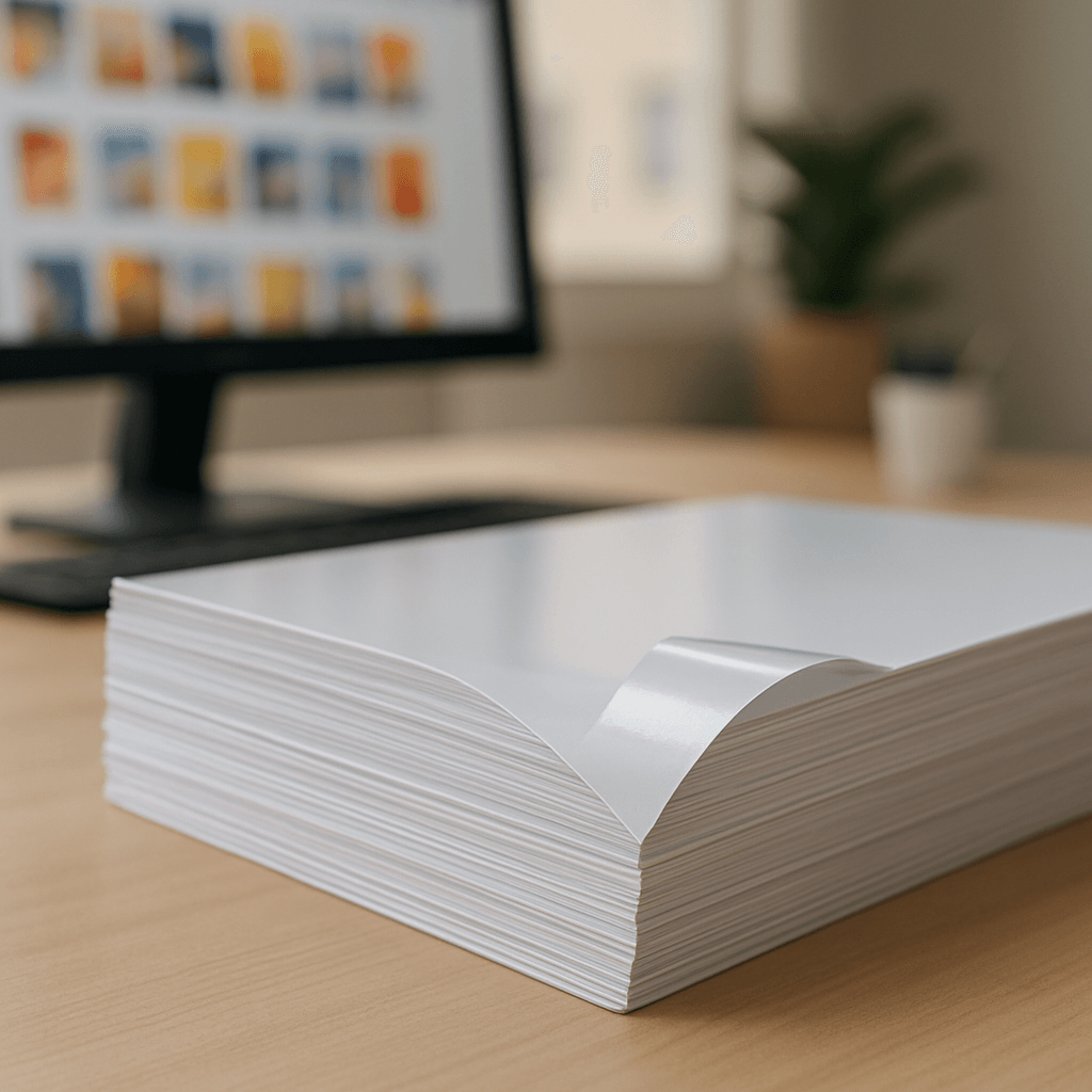 کاغذ گلاسه عنصری کلیدی در چاپ حرفه‌ای