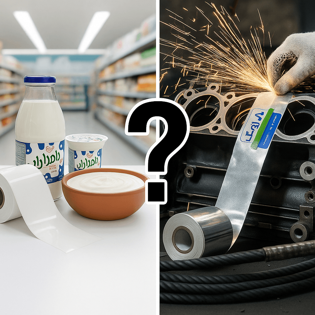 لیبل صدفی یا لیبل متال ؟