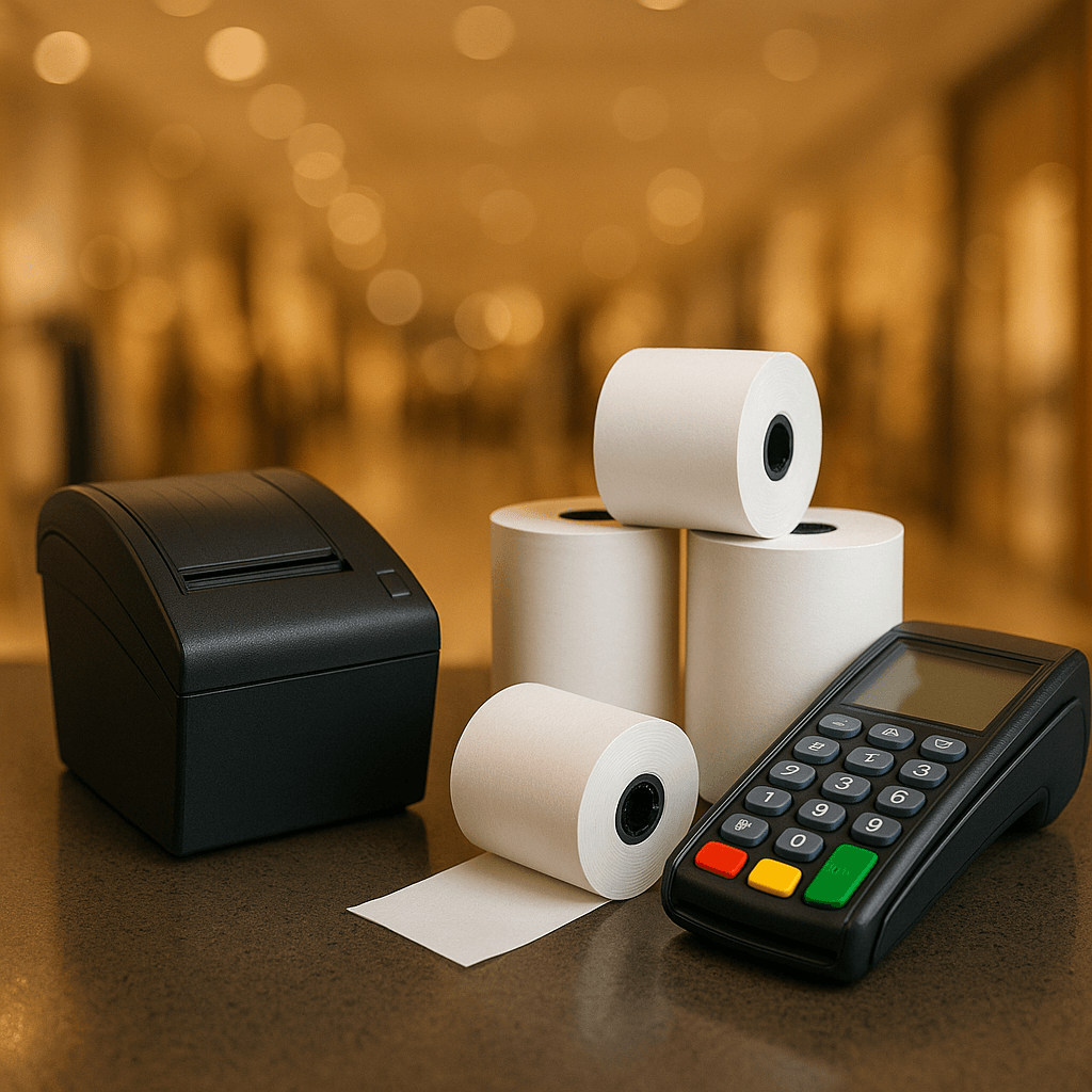 راهنمای انتخاب رول حرارتی مناسب برای دستگاه پوز و فیش‌پرینتر