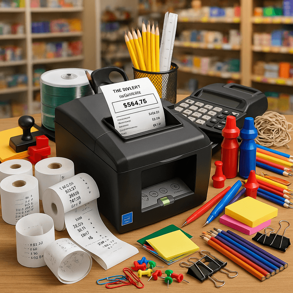 راهنمای جامع انتخاب و خرید ملزومات چاپ از رول حرارتی تا انواع لیبل، ریبون و کاغذ