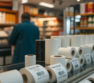 راهنمای جامع رول حرارتی تفاوت رول کارتخوان، پوز و فیش پرینتر