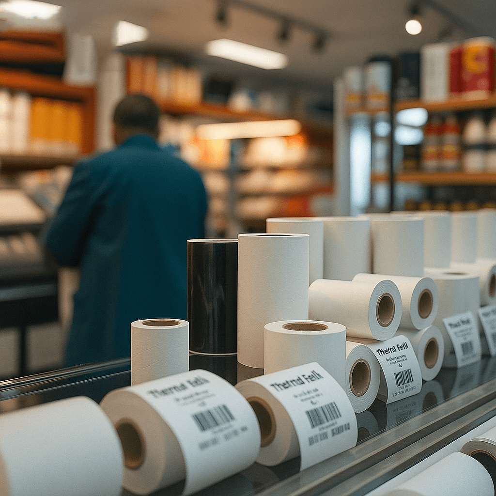 راهنمای جامع رول حرارتی تفاوت رول کارتخوان، پوز و فیش پرینتر