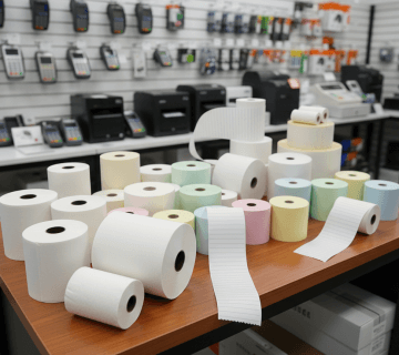 راهنمای جامع رول پرینتر تفاوت فیش پرینتر و لیبل پرینتر