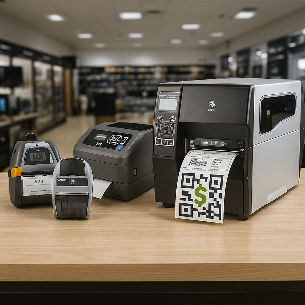 راهنمای خرید لیبل پرینتر: تفاوت رومیزی و صنعتی و انتخاب دستگاه مناسب برای انواع لیبل
