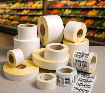 لیبل حرارتی یا لیبل کاغذی و ریبون؟ کدام روش چاپ برای شما مناسب است؟