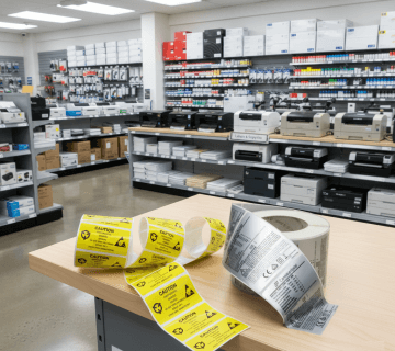 لیبل صدفی (PVC) در مقابل لیبل متال انتخاب لیبل صنعتی مقاوم