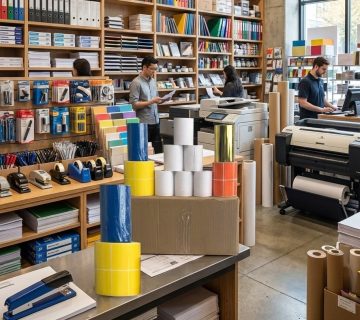 ذخیره‌سازی ریبون، لیبل و رول حرارتی